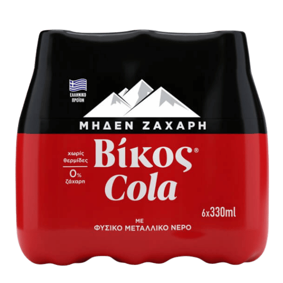 Vikos Cola Zero 6 - Pack (330ml/Stück) - Araxxon